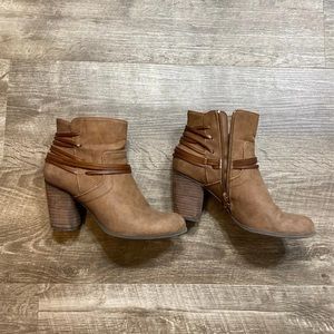 Madden Girl Brown Booties